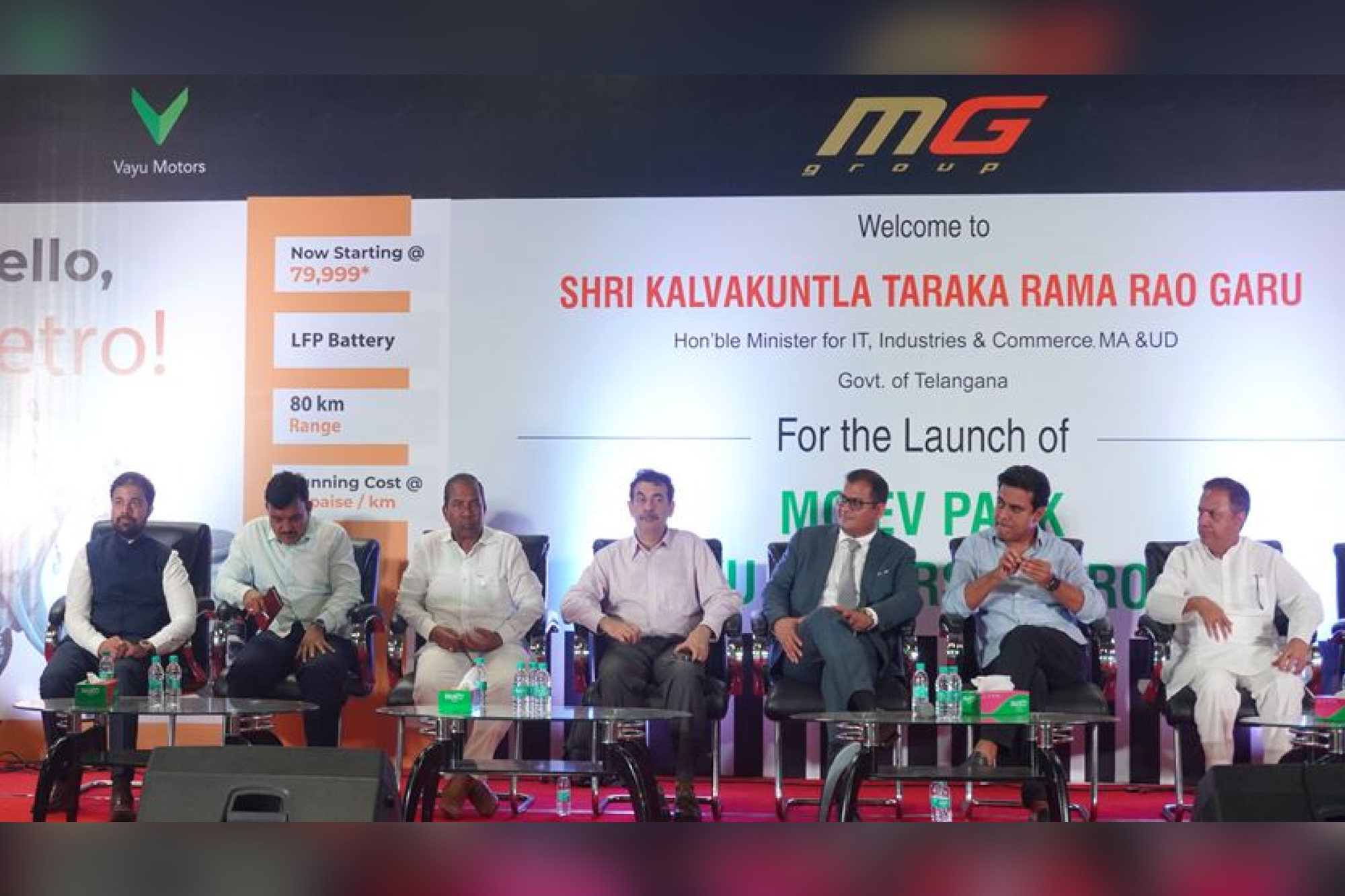 Telangana’s First plug-and-play EV Park and Two and Three Wheeler Electric Vehicles launched
