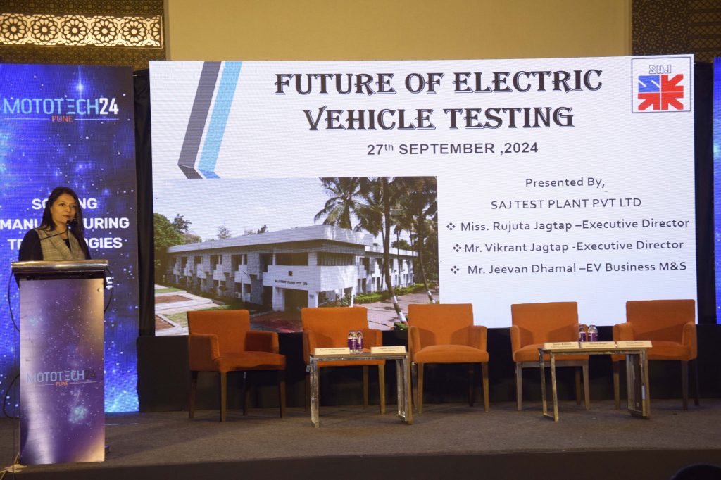 Technology Submission on Driving Innovation – The Future of EV Test Technology by Ms. Rujuta Jagtap, Executive Director, SAJ Test Plant Pvt Ltd